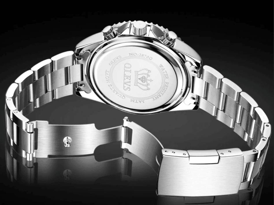 Relógio Masculino OLEVS - Aço inoxidável